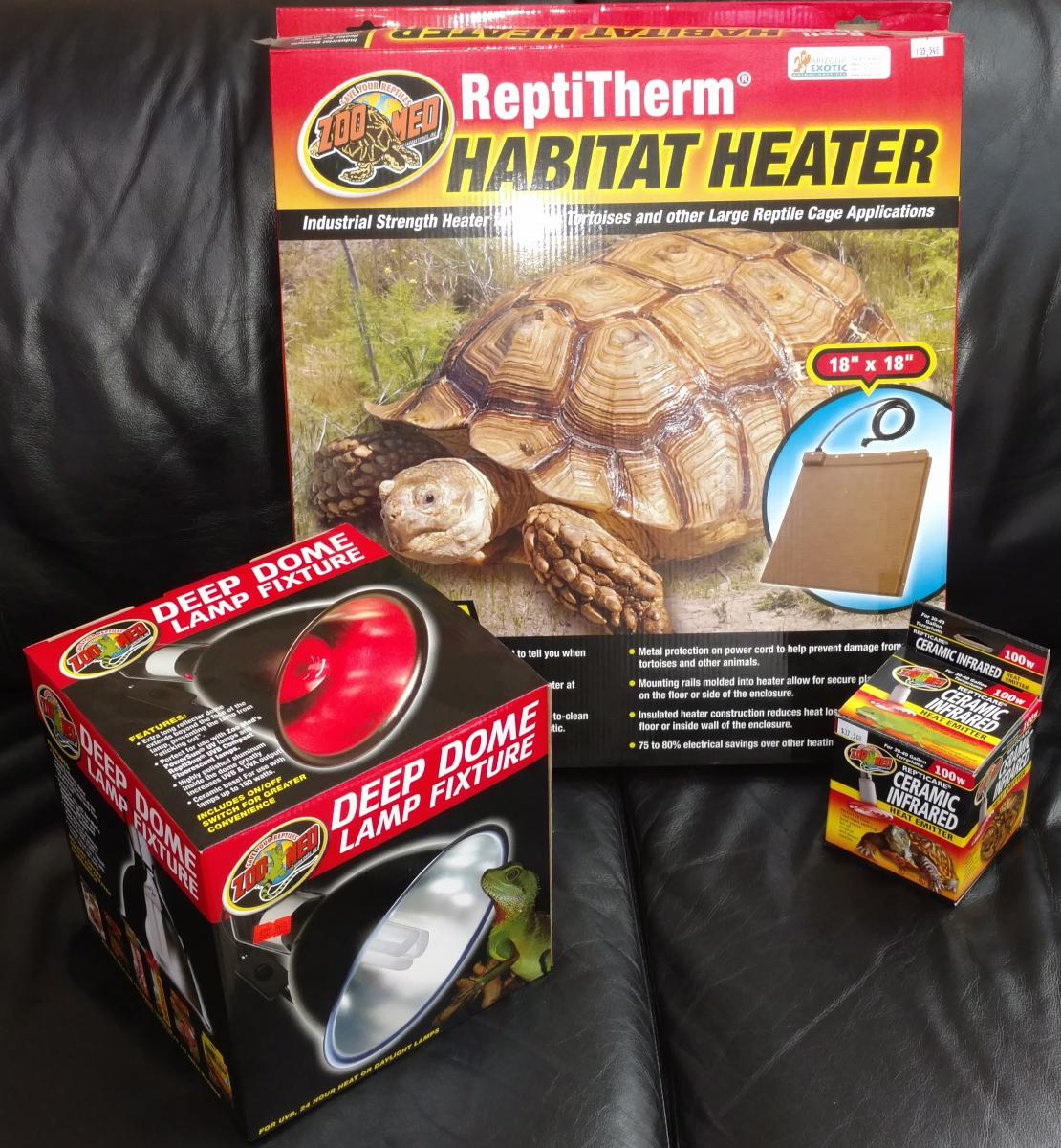 Tortoise heater outlet with thermostat